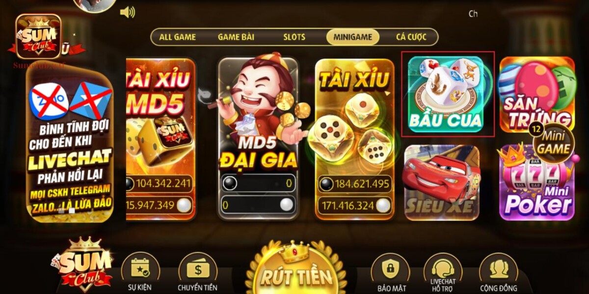 Bầu Cua tại Sumclub được nhiều người chơi đón nhận